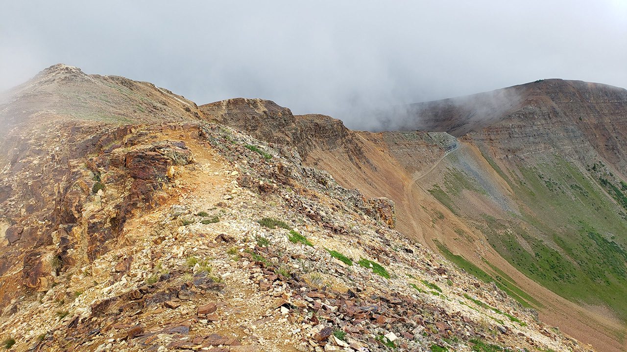 Surface expression of the Keystone Vein on Mt. Emmons.