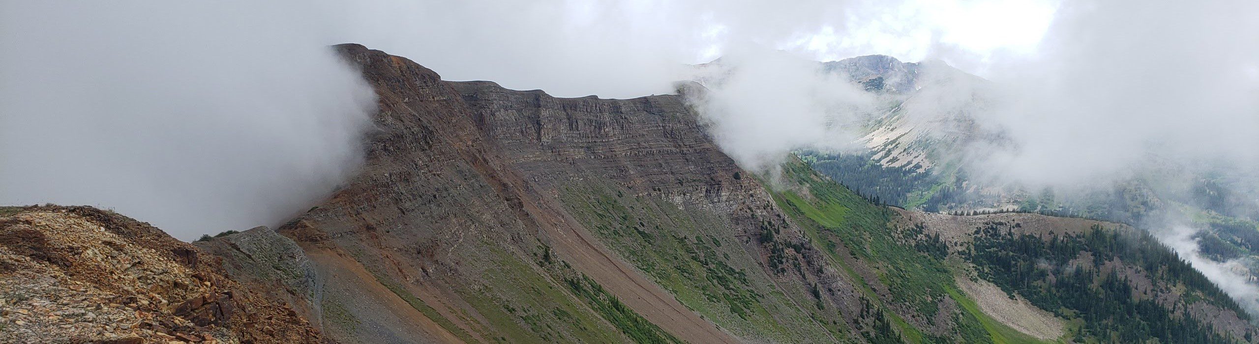 Keystone Vein near Gunsight Pass on Mt. Emmons, Colorado.