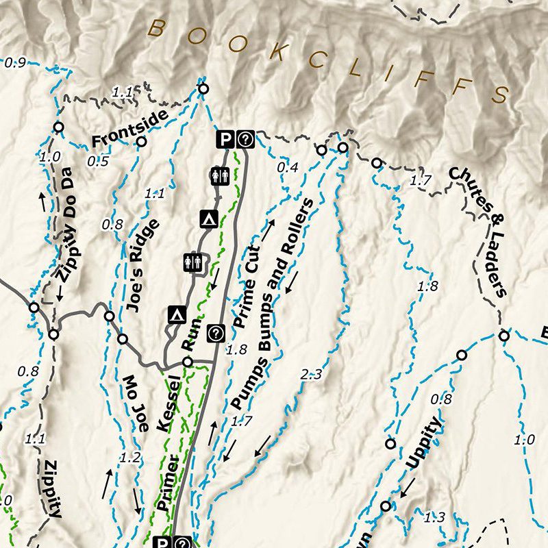 18 Road Trails Map