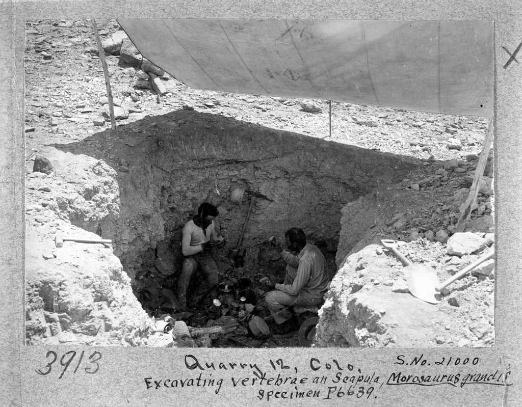 Elmer Riggs and Victor Barnett at Quarry No. 12.